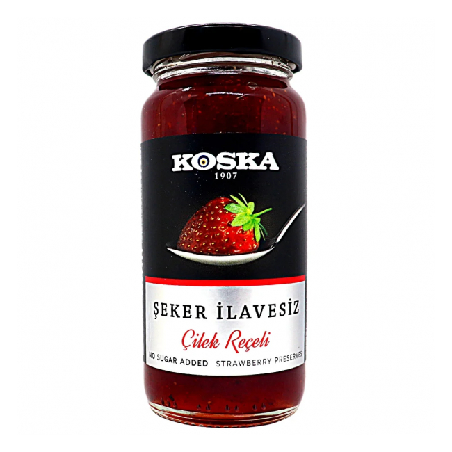 Dulceata de capsuni fara zahar adaugat Koska 290g MGR21550