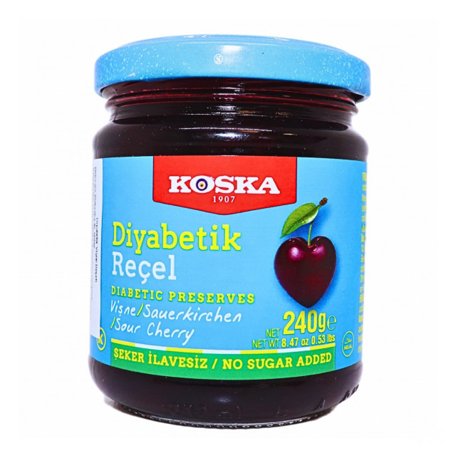 Dulceata de Visine cu Indulcitori Diabetik Koska 240g MGR21549