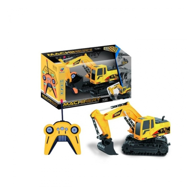 Escavator de jucarie cu telecomanda 2,.4 GHz scara 1:20 QS3008A CWT