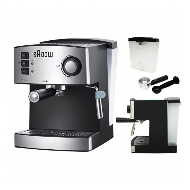 Espressor de Cafea Electric 1.6L 15 Bar 850W BAOOW NCM6821