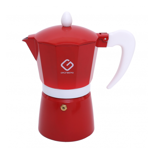 Espressor pentru aragaz din aluminiu pentru 3 cesti Grunberg GR593