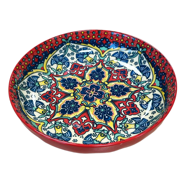 Farfurie Ceramica Adanca Model Traditional 18x4cm 24-110 CNN52669