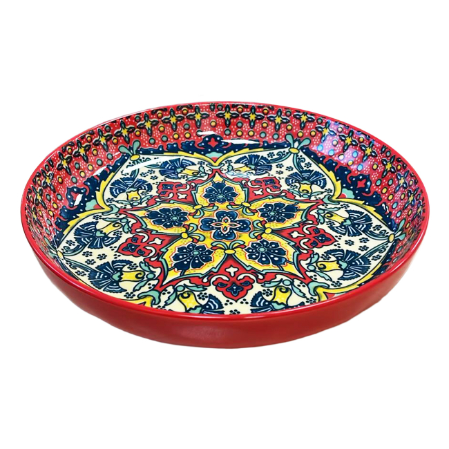 Farfurie Ceramica Adanca Model Traditional 20x4cm 24-111 CNN52670