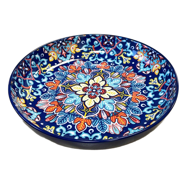 Farfurie Ceramica Adanca Model Traditional 20x4cm 24-90 CNN52660