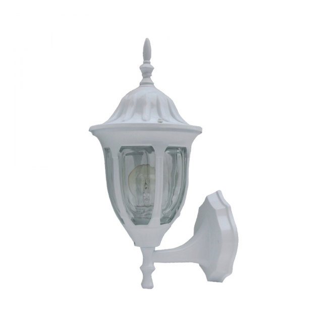 Felinar de Perete pentru Gradina Alb 220V 60W IP43 SPN3270