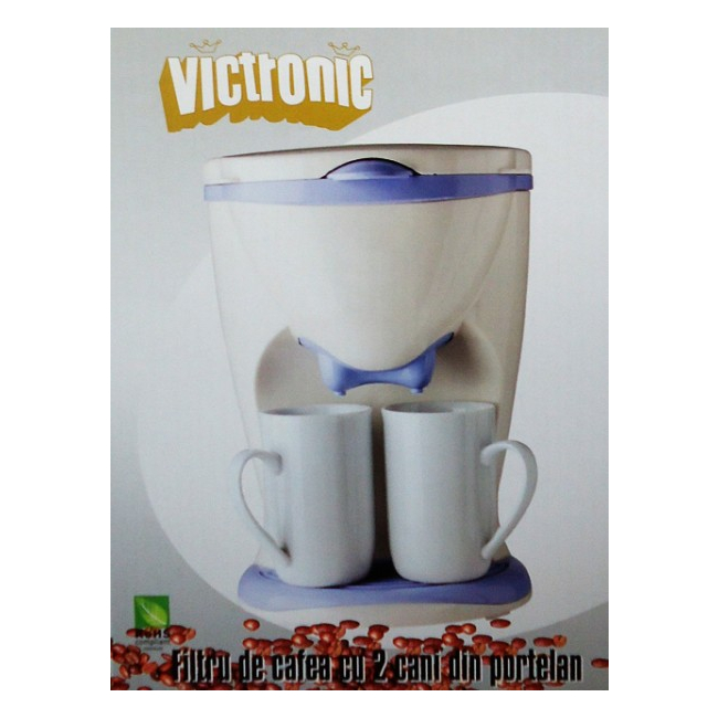 Filtru de Cafea cu Doua Cesti Victronic VC618