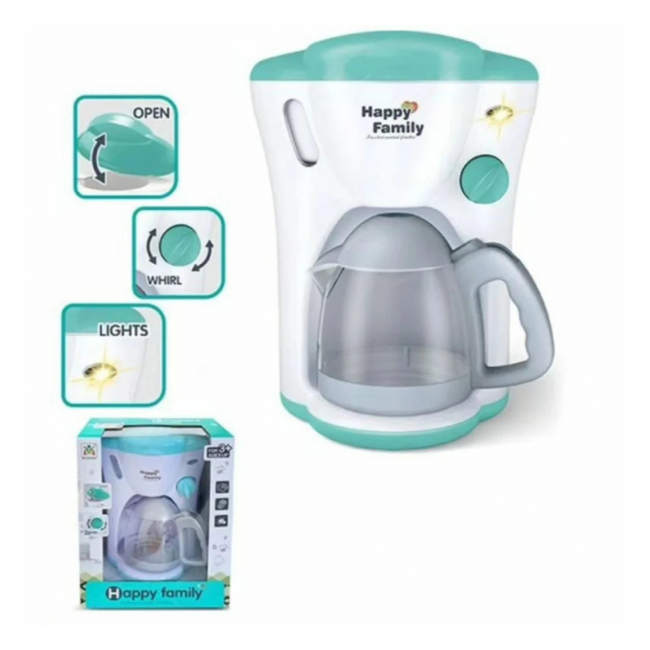 Filtru de cafea de jucarie cu lumini si recipient pentru apa LS820Q51 CWT