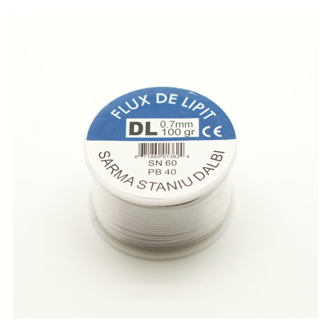 Flux de lipit Sarma Staniu Dalbi 0.7mm SN60/PB40 100g 4A003 XXM