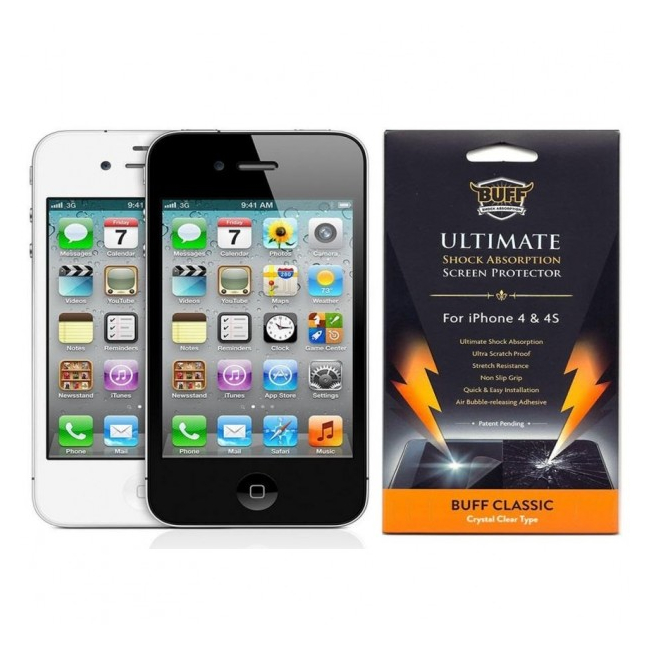 Folie Protectie Antisoc Ecran Apple iPhone 4 4S Buff