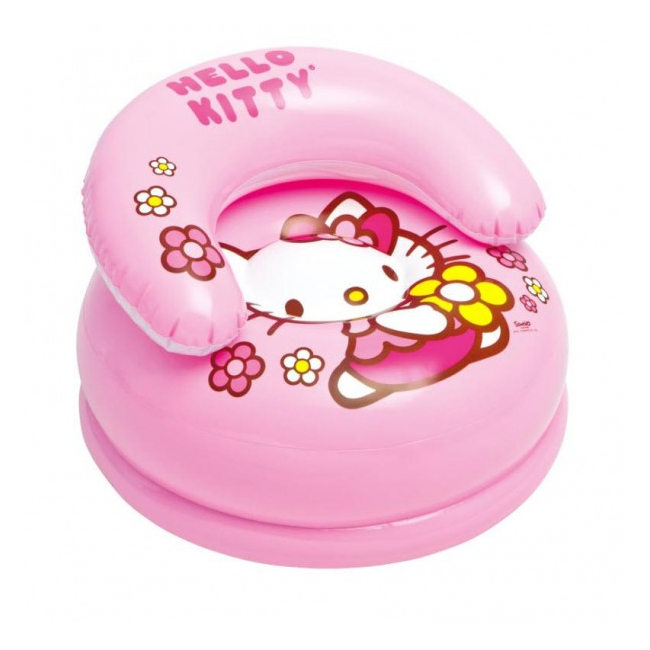 Fotoliu Gonflabil Copii 66x42cm Intex 48508 Hello Kitty