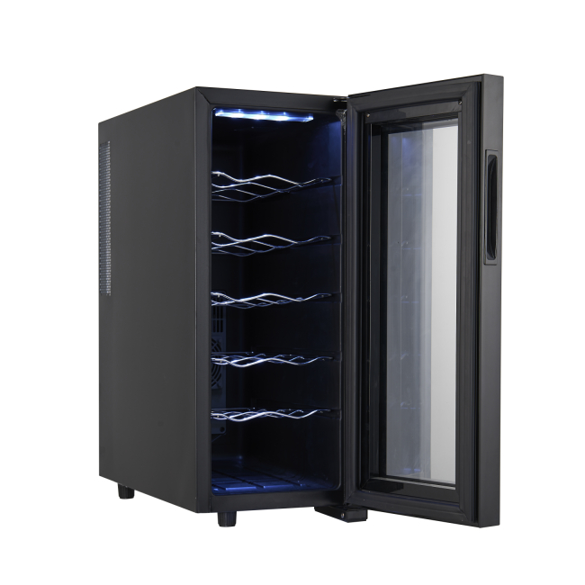 Frigider pentru vinuri Negru 33L 50W iluminare interioara Zilan ZLN4681