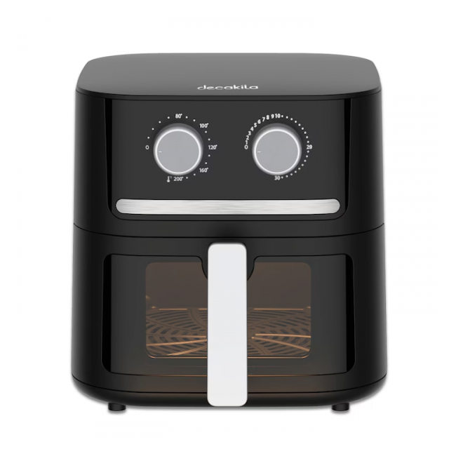 Air Fryer Friteuza fara Ulei Decakila 6.5L 1600W Timer Negru CNN48371