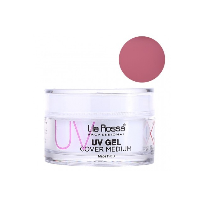 Gel UV Unghii Lila Rossa Professional Cover Medium 15g E1010