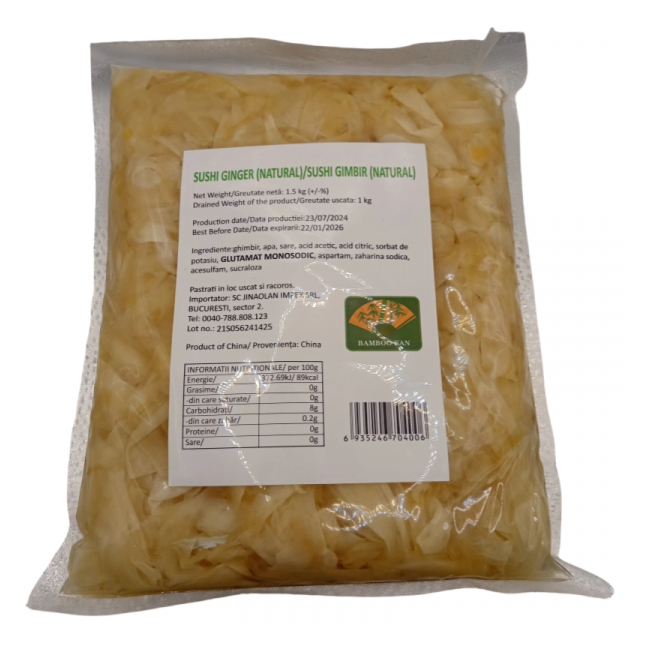 Ghimbir Alb Murat pentru Sushi BBFAN 1.5kg MLL