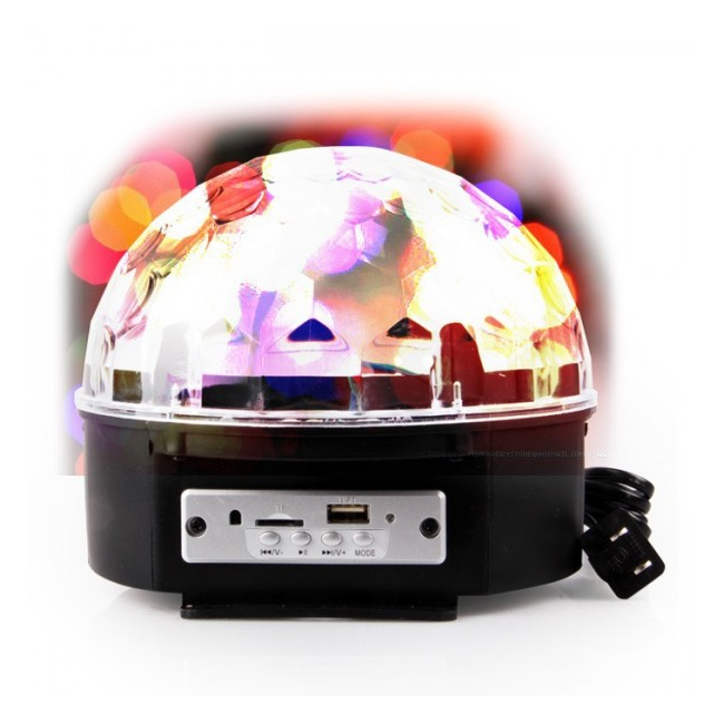 Glob Disco Jocuri de Lumini cu MP3 Player Bluetooth si Telecomanda