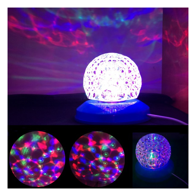 Glob Disco Rotativ cu Jocuri de Lumini RGB 220V Pineapple Lamp
