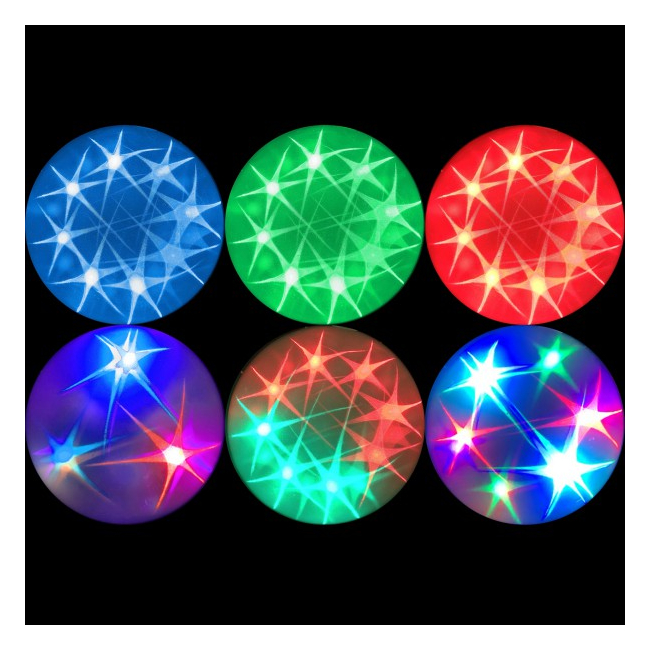 Glob Luminos de Craciun 15cm cu LED RGB si Jocuri Lumini 220V