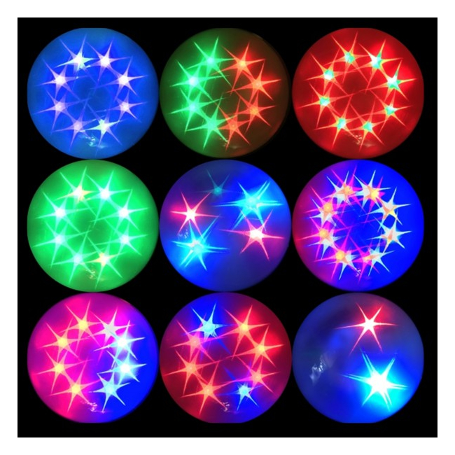 Glob Luminos de Craciun 20cm cu LED RGB si Jocuri Lumini 220V