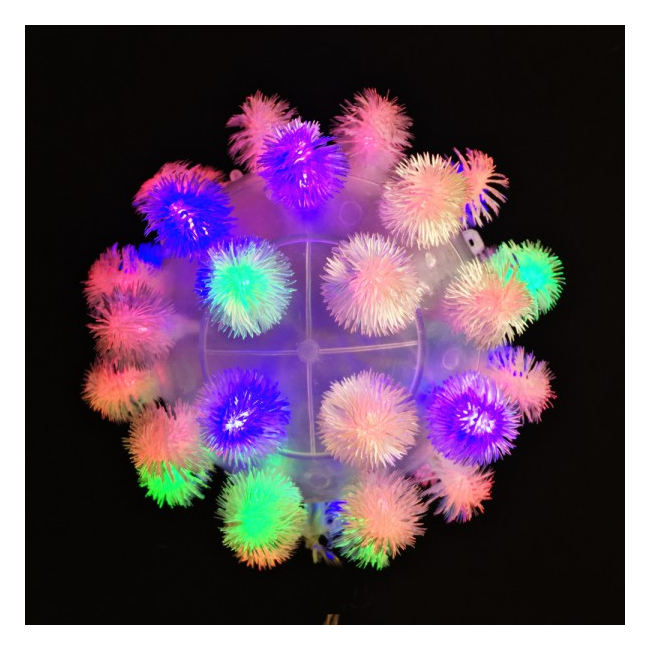 Glob Luminos de Craciun 78LED Multicolore 220V 20cm LC150