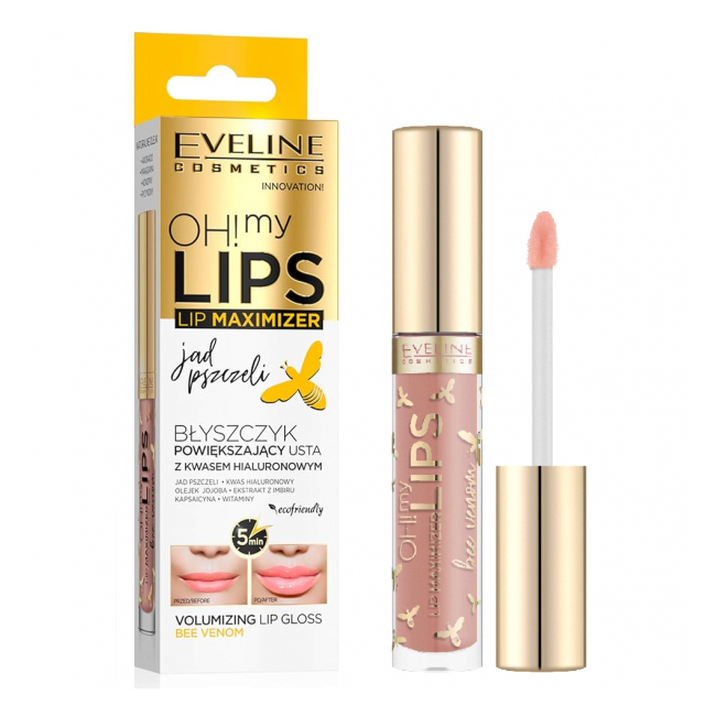 Gloss Volumizator Buze cu Venin de Albine OH! My Lips Eveline DNC36697