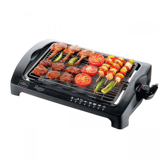 Grill Electric 2000W 5 trepte cu Tava Grasime Zephyr Z1015M