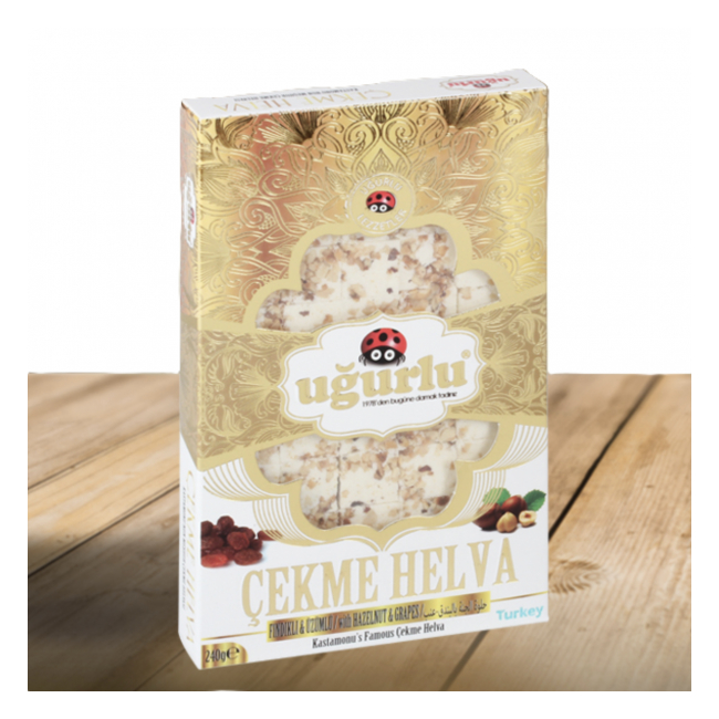 Halva cu Alune de Padure si Stafide Ugurlu Cekme 240g MGR