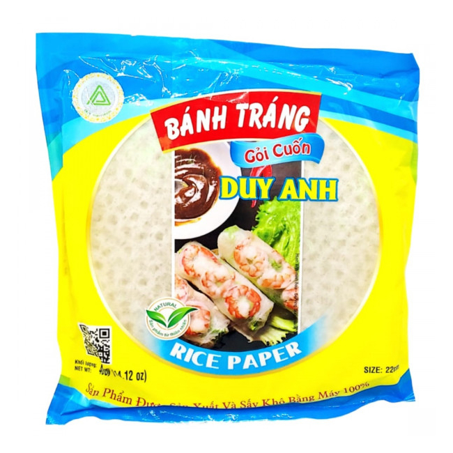 Hartie 40 Foi Orez Pachetele Primavara 22cm 400g Banh Trang Goi Cuon MLL