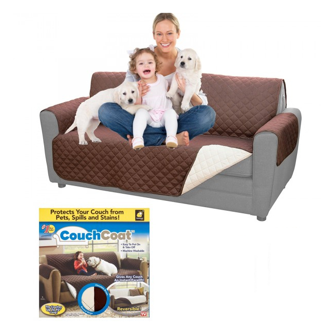 Husa de Protectie 2 Fete pentru Canapea Couch Coat 2 Locuri 135x170cm