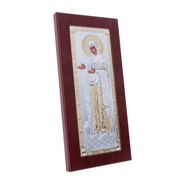 Icoana Argint Sporul Casei, Suflata cu Aur A709TXAGA 11X13cm