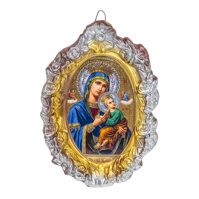 Icoana mica cu flori de perete 26x18cm Zilan EXT6185