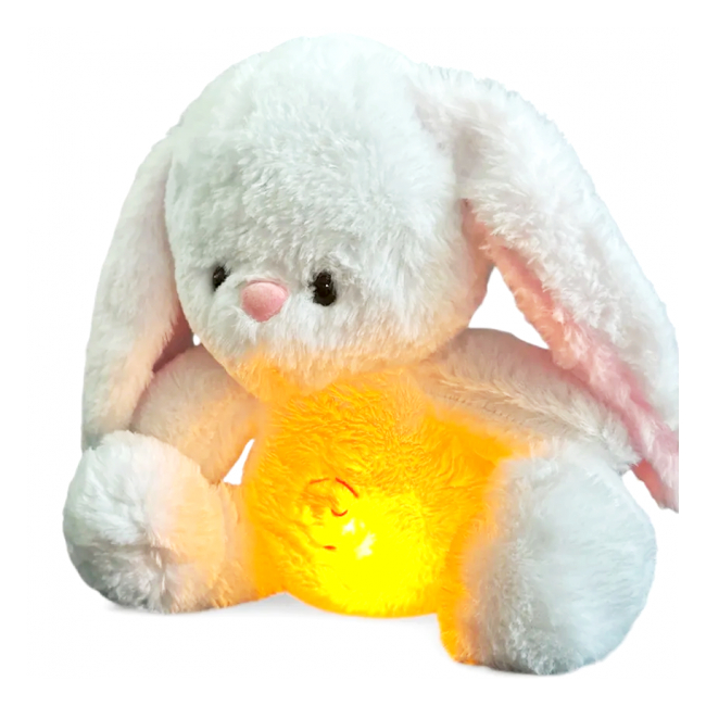 Iepuras Plus Care Respira si Canta Melodii de Adormit Copiii 30cm DNC65719