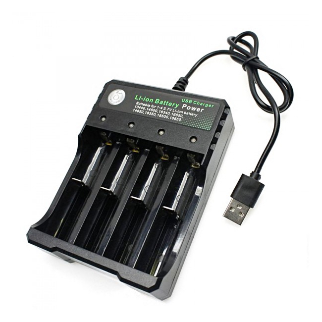 Incarcator 8 Tipuri Acumulatori 3.7V Li-Ion Cablu USB  BH04210004U