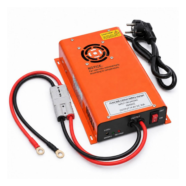 Incarcator Acumulatori Litiu 14.6V 30A cu Conector Rapid 7H069 XXM