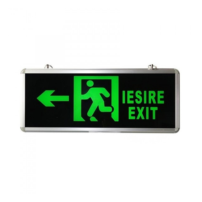 Indicator Luminos EXIT Sageata Stanga cu LED si Acumulator 36x14x3cm