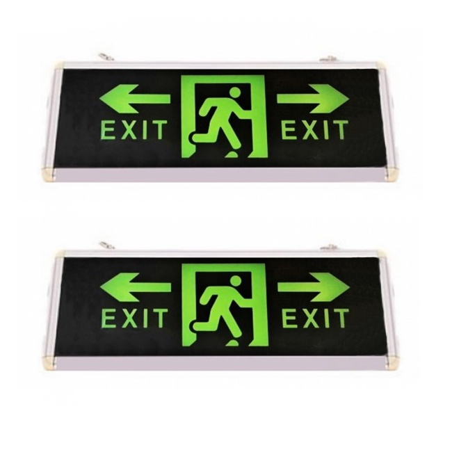 Indicator Luminos EXIT Stanga Dreapta LED Acumulator 355x145mm 2Fete