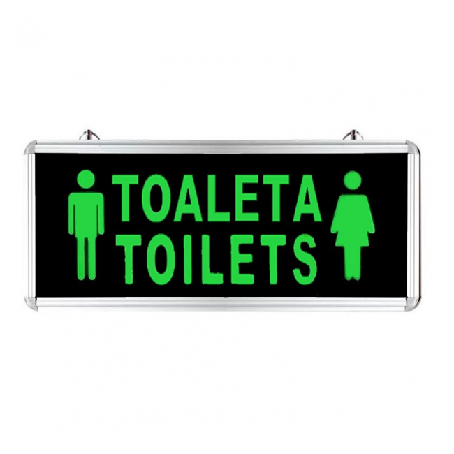 Indicator Luminos LED Toaleta Toilets Unisex cu Acumulator 36x14x3cm MJ08 MNR4562