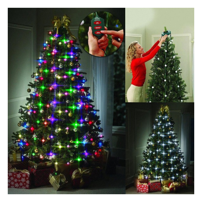 Instalatie Luminoasa Brad de Craciun 48 LED Jocuri Lumini Tree Dazzler