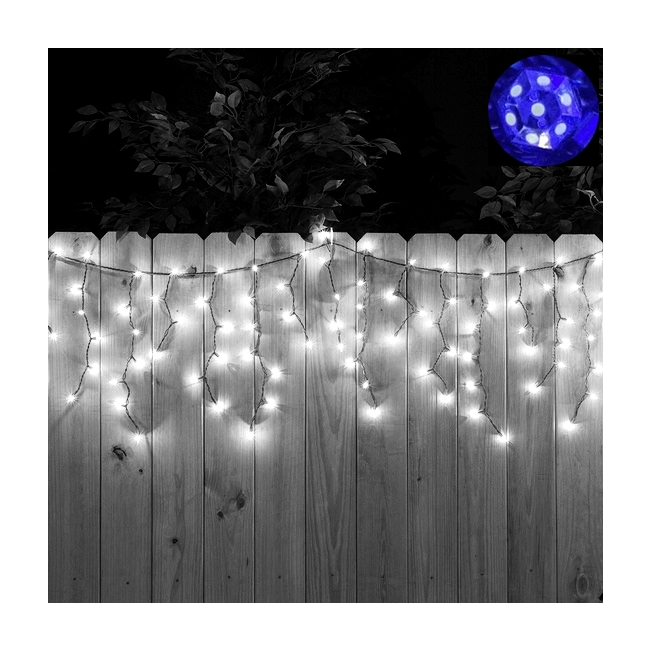 Instalatii de Craciun Franjuri 4x0.7m 120LED 7in1 Alb Rece IP44 FN P 8032