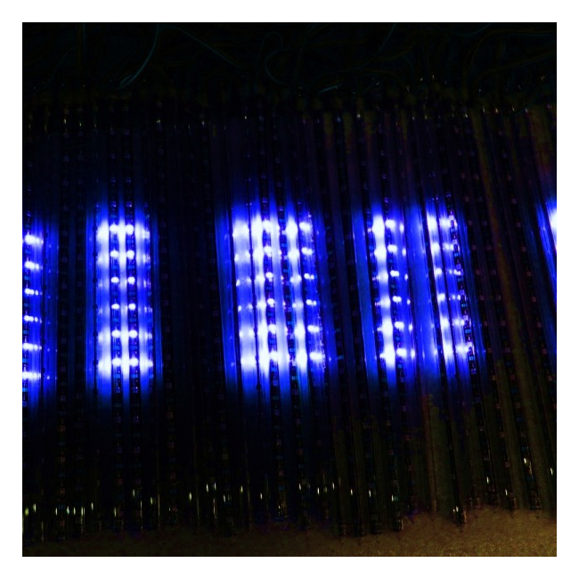 Instalatii Luminoase Craciun 8 Turturi Digitali 50cm LED Albastru 7003