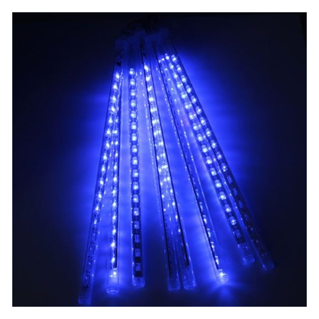 Instalatii Luminoase Craciun 4m 8 Turturi 30cm LEDuri Albastre TO