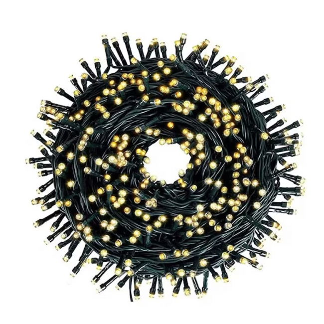 Instalatii Luminoase Craciun Snur 23m 300LED Alb Cald TO7015WW