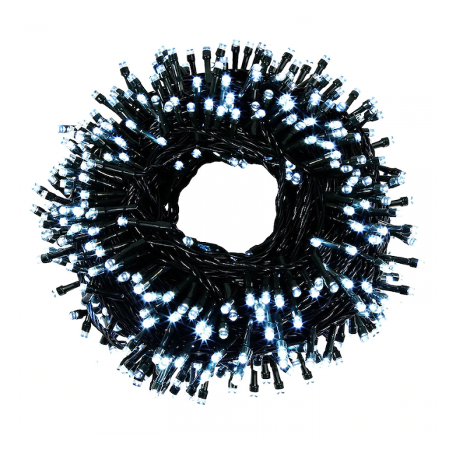 Instalatii Luminoase Craciun Snur 23m 300LED Alb Rece TO7013W