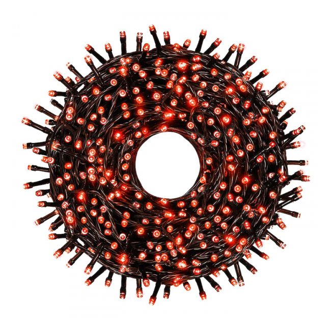 Instalatii Luminoase Craciun Snur 23m 300LED Rosu TO7014R