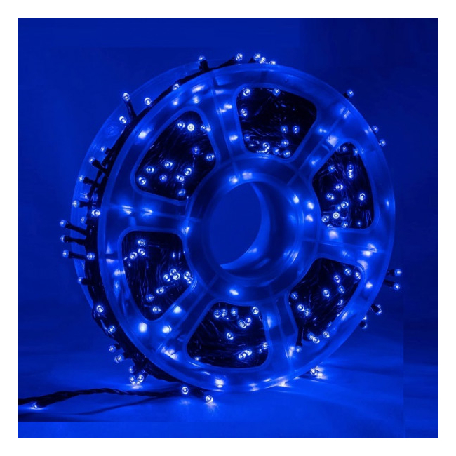 Instalatii Luminoase de Craciun Snur 100m 500LED Jocuri Albastru FVN SBN