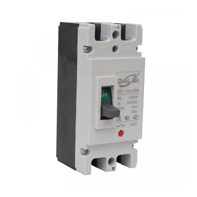 Intrerupator de Circuit Solar MCCB 2P-125A 500V DC 5A056 XXM