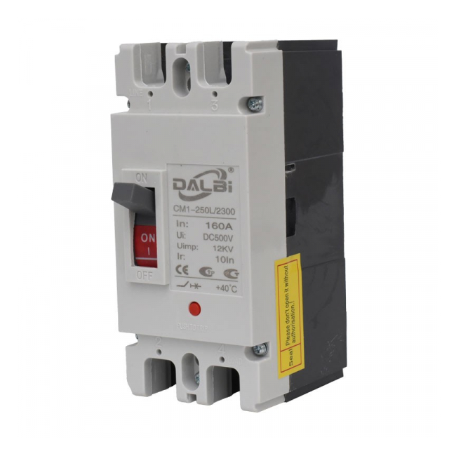 Intrerupator de Circuit Solar MCCB 2P 160A 500V DC 5A057 XXM