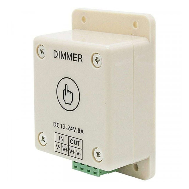 Intrerupator Dimmer Touch LED Monocolor 12V/24V 8A 18A088 XXM