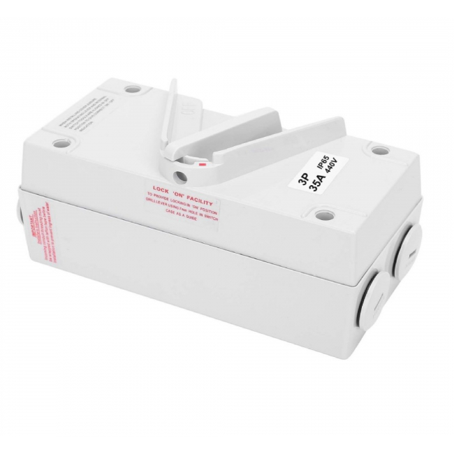 Intrerupator Izolator Waterproof 3P - 35A 440V 6E079 XXM