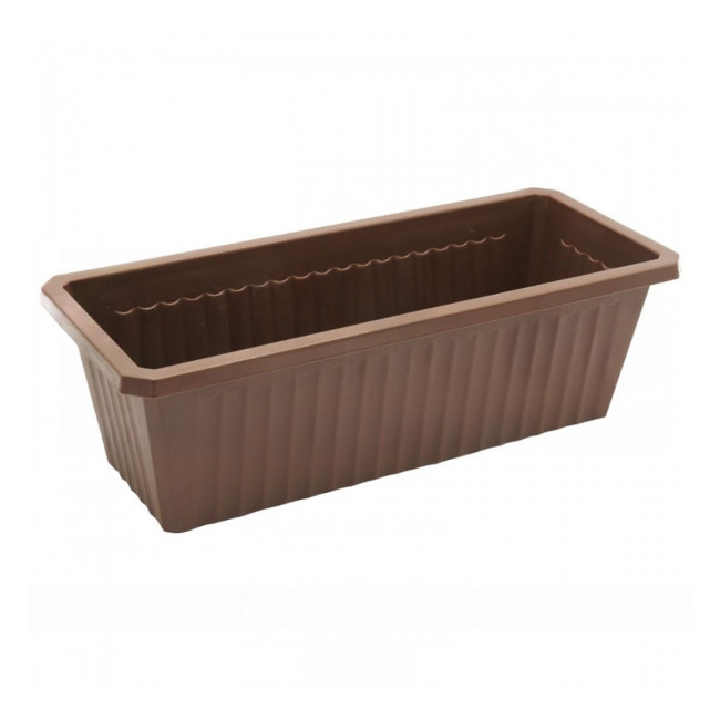 Jardiniera Decor cu Tava incorporata 40cm Maro CRL DNC7330