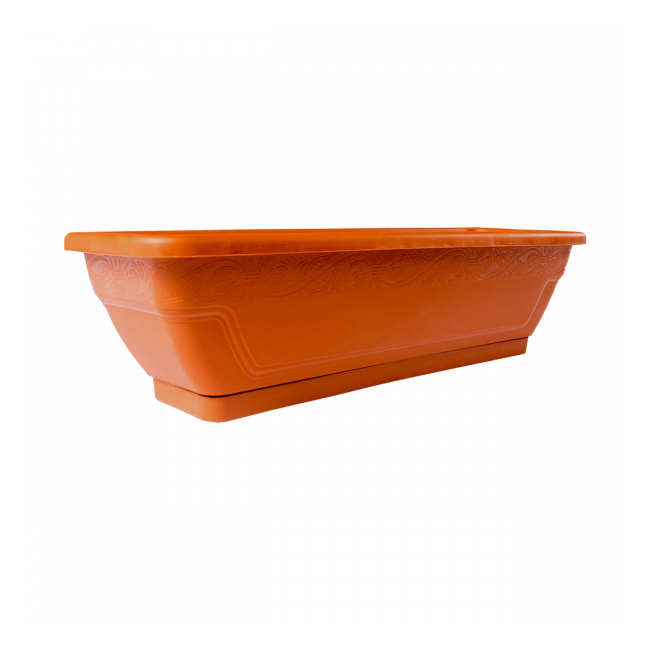Jardiniera Lalea 80cm cu tava incorporata maro Strek DNC1233 CNN